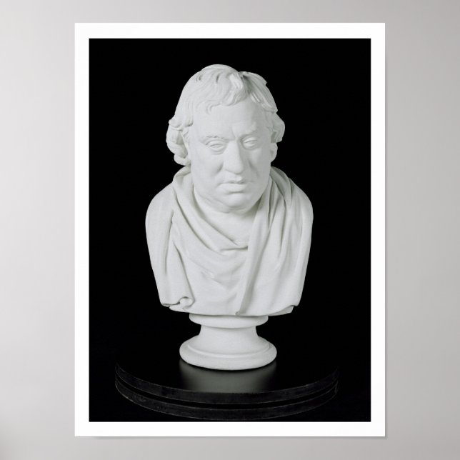 Póster Samuel Johnson (1709-84) 1777 (escayola) (Frente)