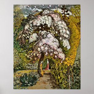 Póster Samuel Palmer - Jardín en Shoreham