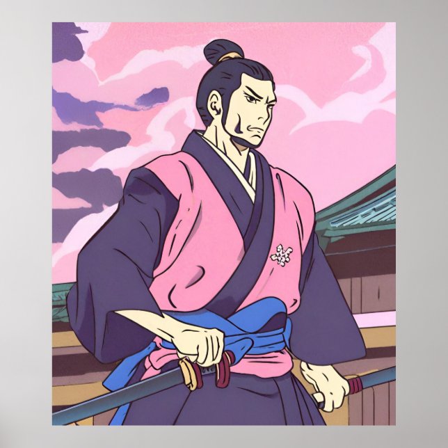 Póster samurai (Frente)