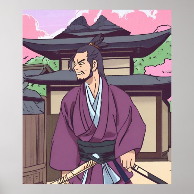 Póster samurai (Frente)