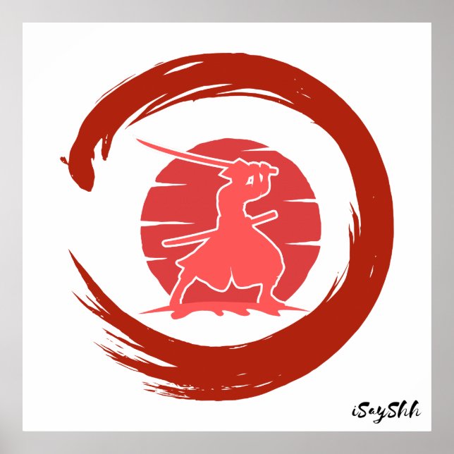 Póster samurai (Frente)