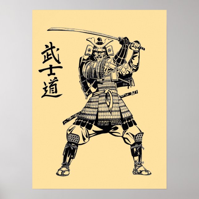 Póster Samurai (Frente)