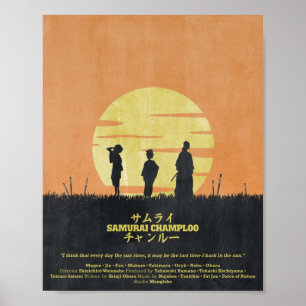 Póster Samurai Champloo Sun Rise