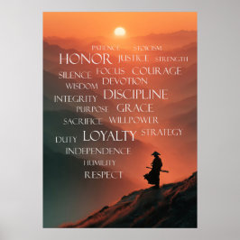 Póster Samurai Code: The Bushido Way