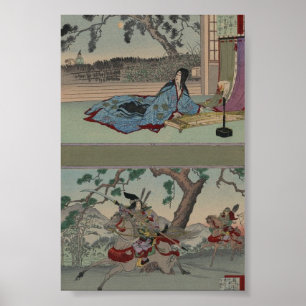 Póster Samurai de sexo femenino circa 1800s