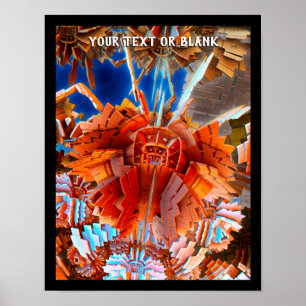 Póster Samurai digital