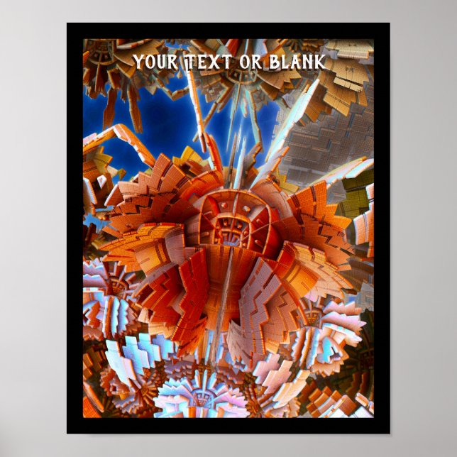 Póster Samurai digital (Frente)