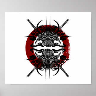 Póster Samurai Enso Circle