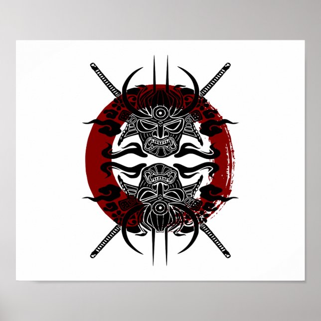 Póster Samurai Enso Circle (Frente)