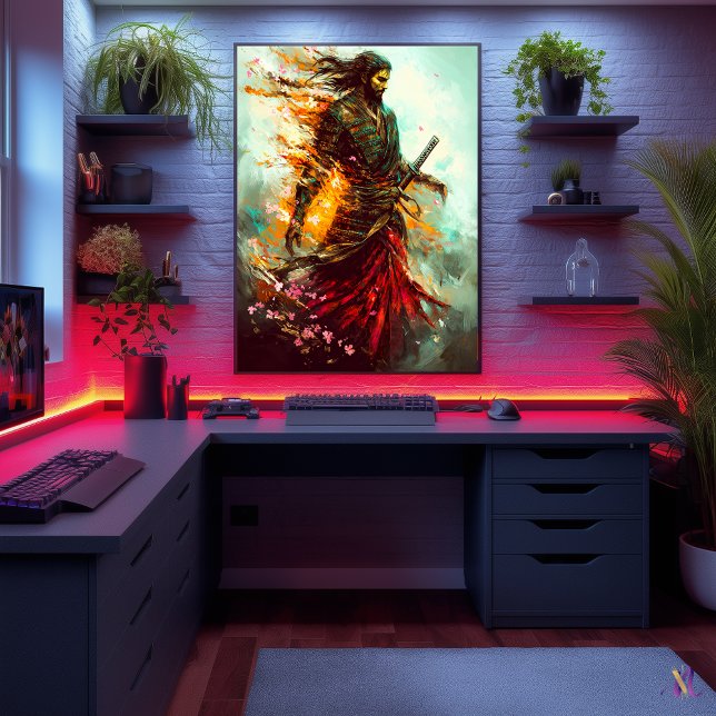 Póster Samurái Flamígero: El Guerrero Eterno (Subido por el creador)