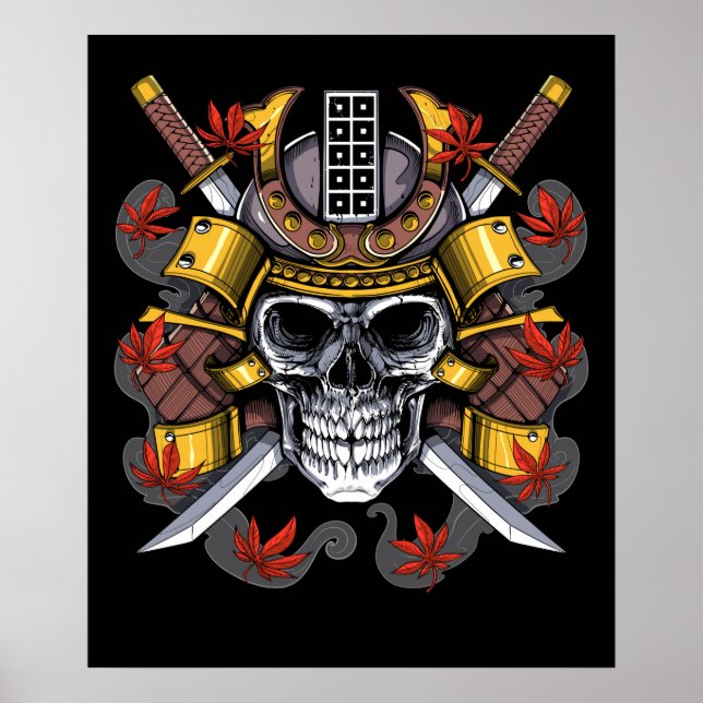 Póster Samurai Skull (Frente)