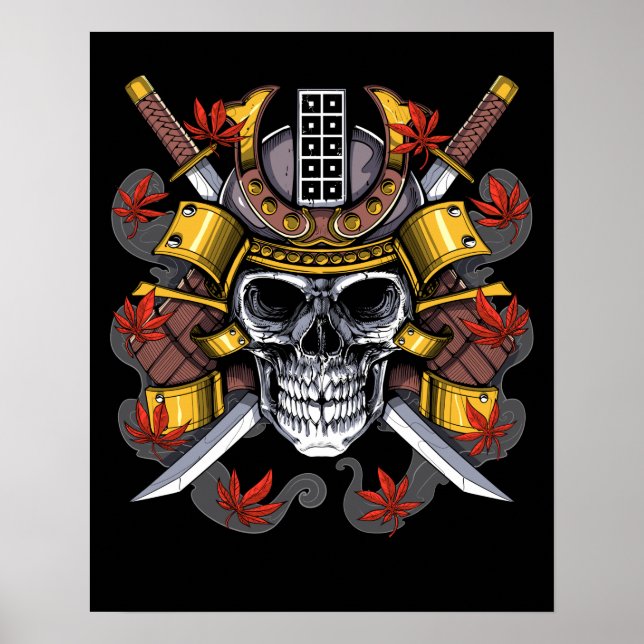 Póster Samurai Skull (Frente)