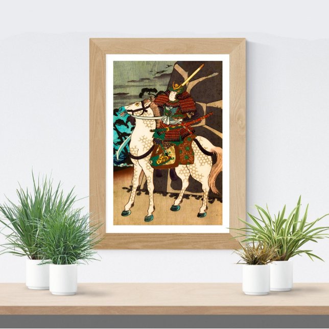 Póster Samurai Vintage a caballo por Kuniyoshi (Subido por el creador)