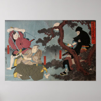 PÓSTER SAMURAIS Y NINJA
