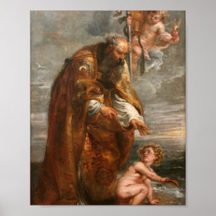 Póster San Agustín De Peter Paul Rubens