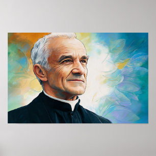 Póster San Andrés Bessette: Humilde Siervo de Esperanza