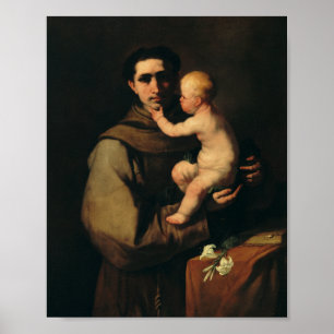 Póster San Antonio de Padua por Luca Giordano
