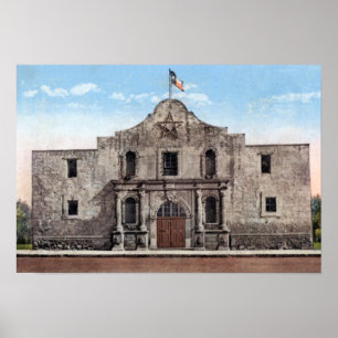 Póster San Antonio Tejas el Álamo