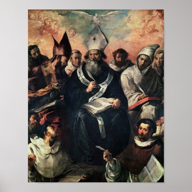 Póster San Basil dictando su doctrina (Frente)