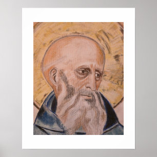 Póster San Benito de Nursia