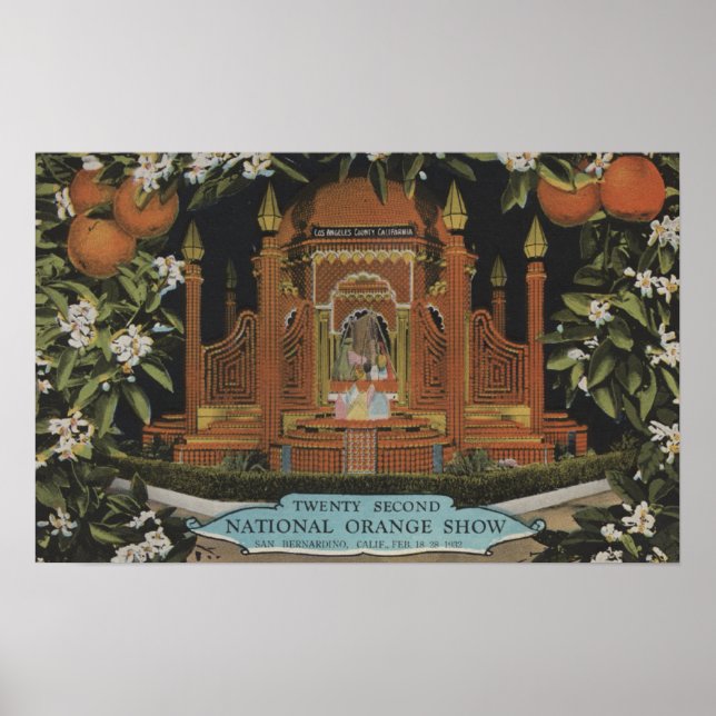 Póster San Bernardino, CA - 22º Espectáculo Nacional de N (Frente)