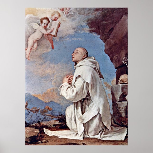 Póster San Bruno el cartusiano por Jusepe de Ribera (Frente)