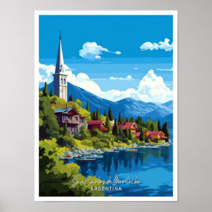 Póster San Carlos de Bariloche Argentina Travel