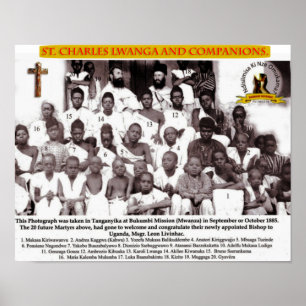 PÓSTER SAN CHARLES LWANGA Y AMIGOS