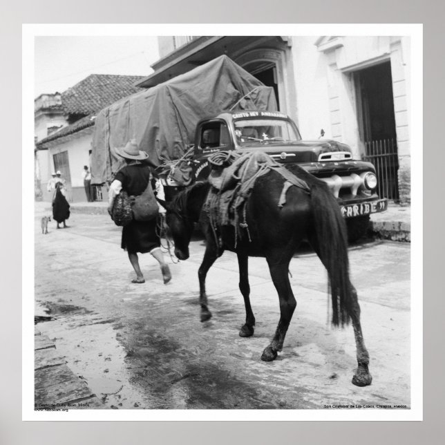 Póster San Cristóbal de Las Casas, Chiapas, México (Frente)