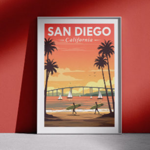 Póster San Diego California