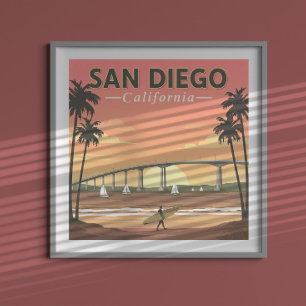 Póster San Diego California