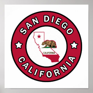 Póster San Diego California