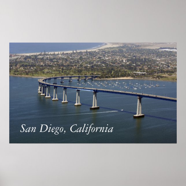Póster San Diego Coronado Bridge Poster (Frente)