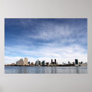 Póster San Diego Skyline