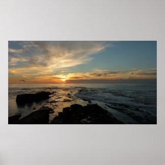 Póster San Diego Sunset I California Seascape