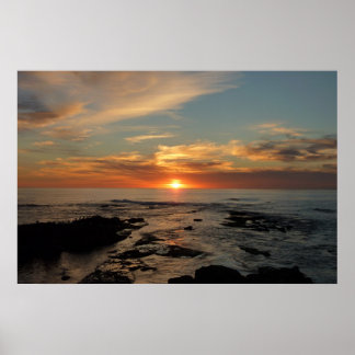 Póster San Diego Sunset II