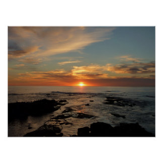 Póster San Diego Sunset II