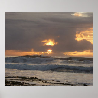 Póster San Diego Sunset IV California Seascape