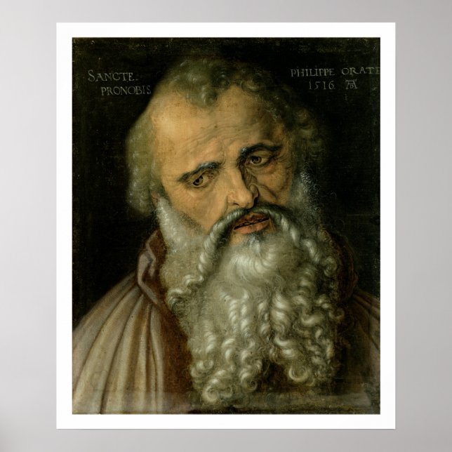Póster San Felipe el Apóstol, 1516 (aceite sobre lienzo) (Frente)