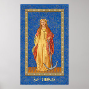 Póster San Filomena con Ancla (SNV 051)