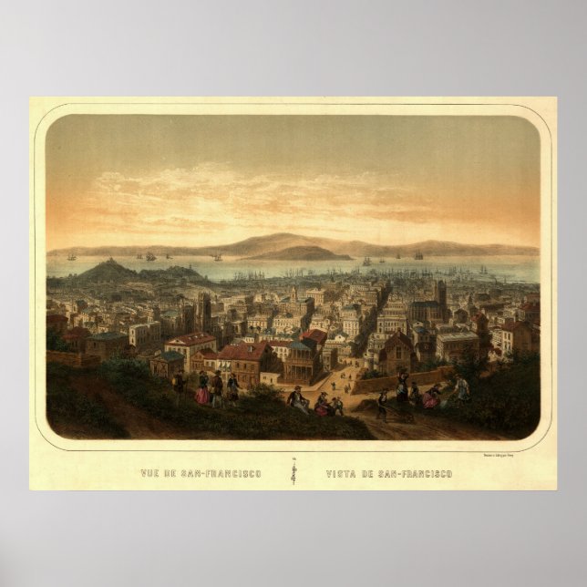 Póster San Francisco, 1860 (Frente)
