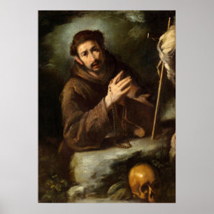 Póster San Francisco - Bernardo Strozzi Bella Artes Poste