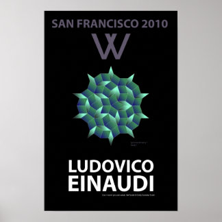 Póster San Francisco Bienvenido Poster de Ludovico Einaud