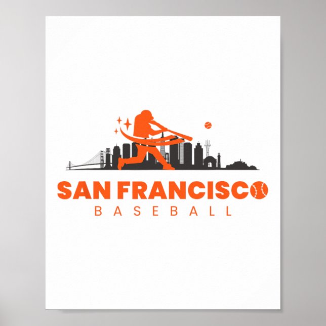 Póster San Francisco Bysebyll Vintage Player Retro Byseby (Frente)