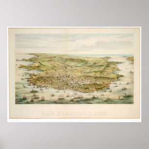 Póster San Francisco, CA. 1873 (1528A)