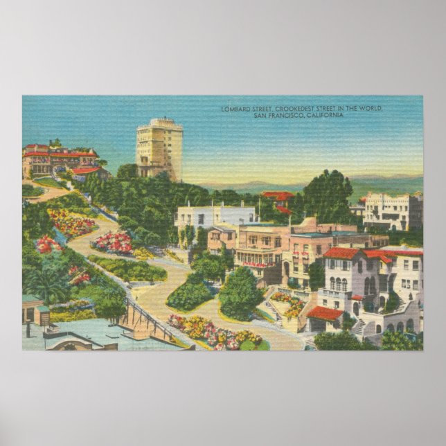 Póster San Francisco, CA 3 (Frente)