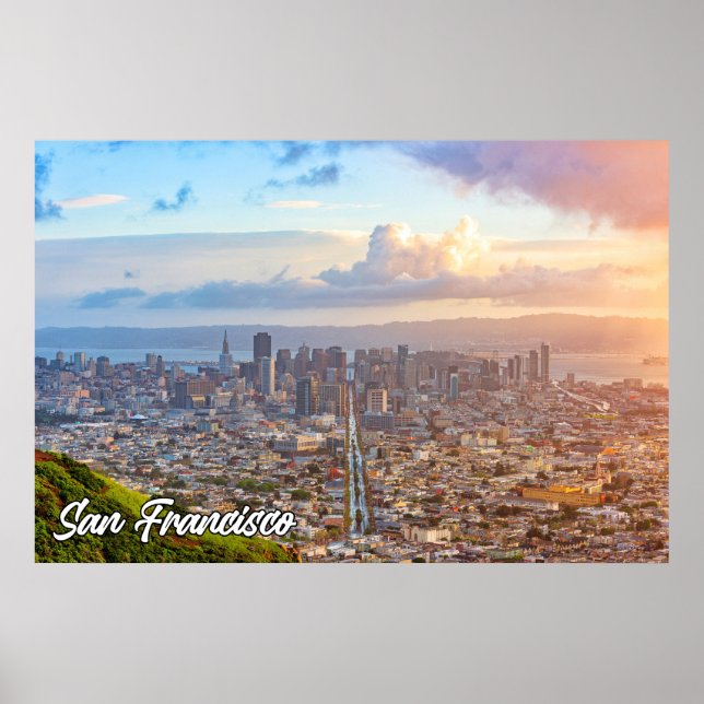 Póster San Francisco, California, Estados Unidos (Frente)