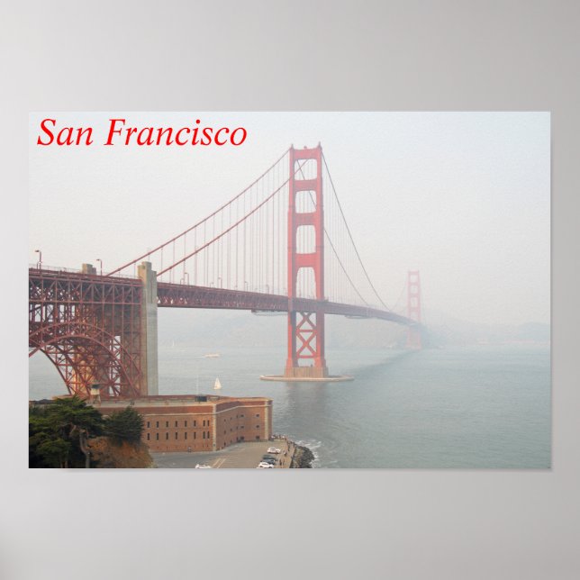 Póster San Francisco, California, Estados Unidos (Frente)