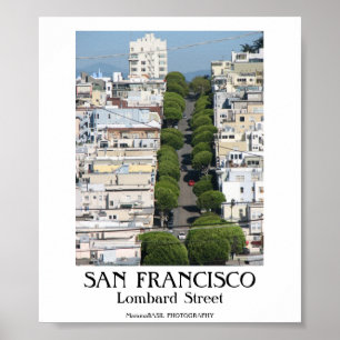 Póster SAN FRANCISCO - Calle Lombard