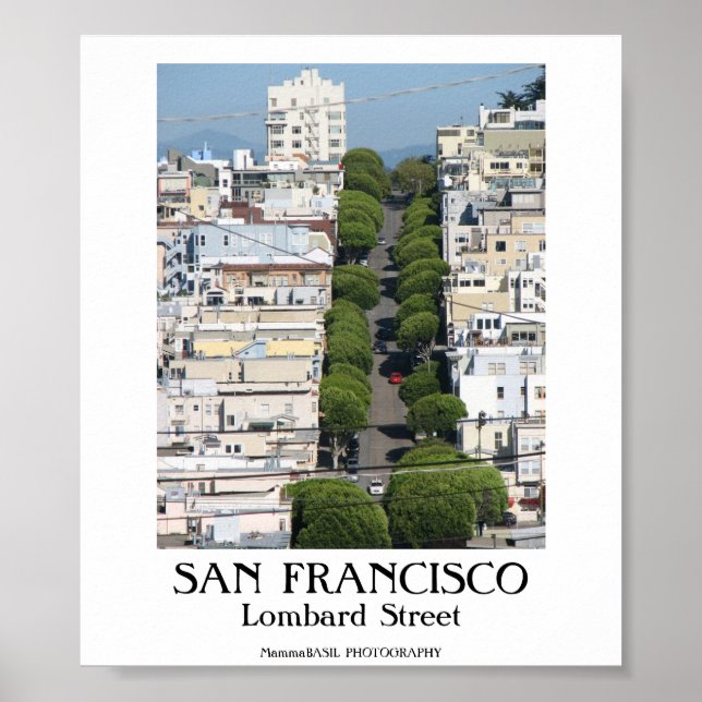 Póster SAN FRANCISCO - Calle Lombard (Frente)